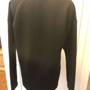 Rubbed detail oversized shirt